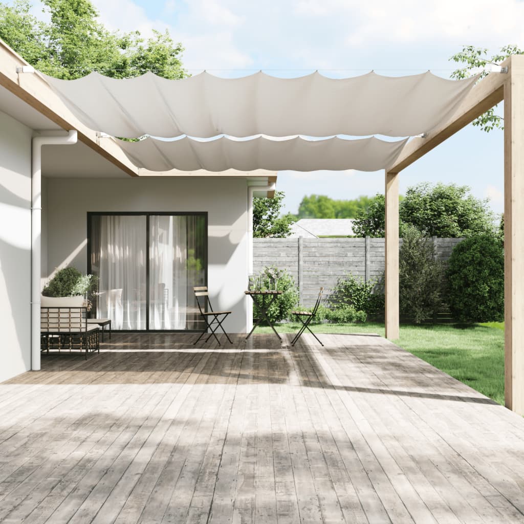 Vidaxl Luifel Vertikal 300 x 360 cm Oxford Stoff weiß