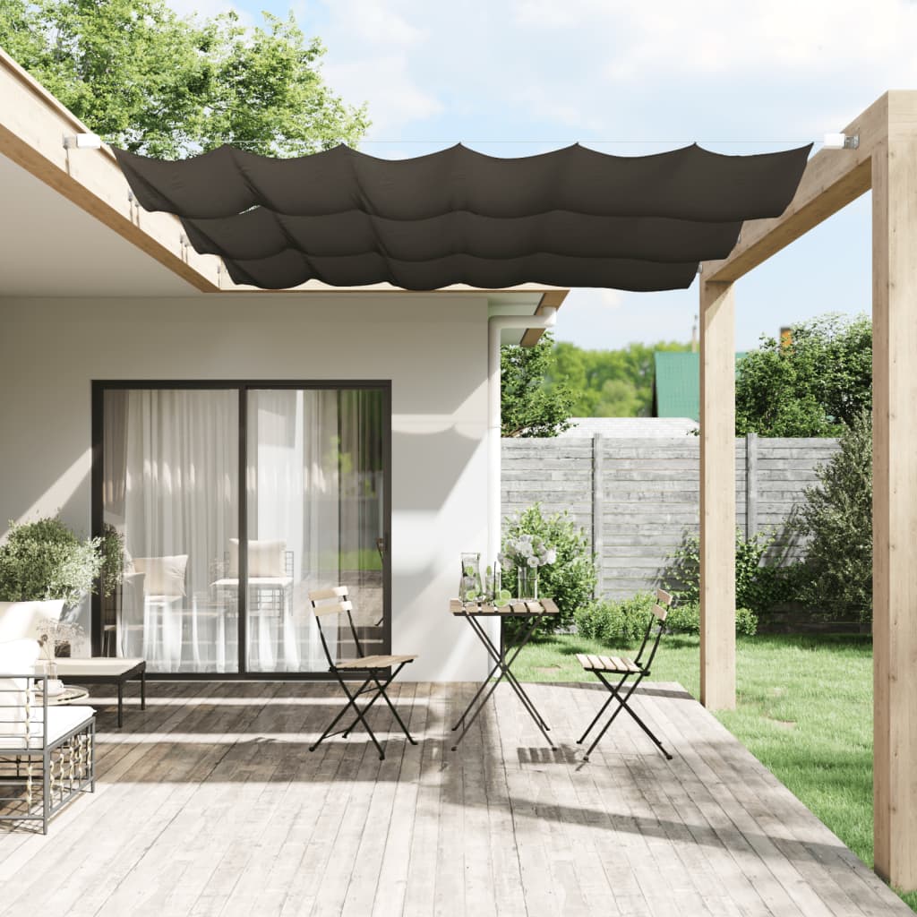 Vidaxl Luifel Vertikal 60x270 cm Oxford Fabric Anthrazit -gelöscht