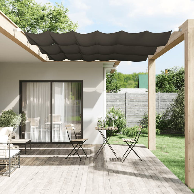 Vidaxl Luifel Vertikal 60x270 cm Oxford Fabric Anthrazit -gelöscht