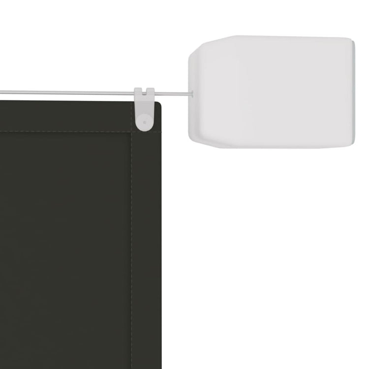 Vidaxl Luifel Vertikal 100x270 cm Oxford Stoffanthrazit -gelöscht