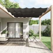 Vidaxl Luifel vertikal 140 x 270 cm Oxford -Stoff -Anthrazit -Gelenke - afbeelding 1