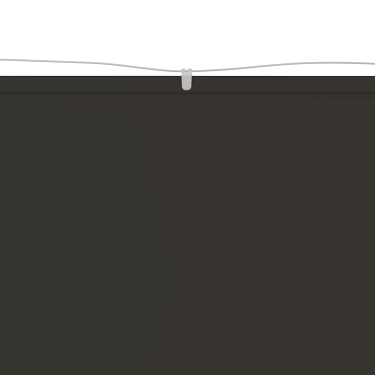 Vidaxl Luifel vertikal 140 x 800 cm Oxford Fabric Anthrazit -geläutet