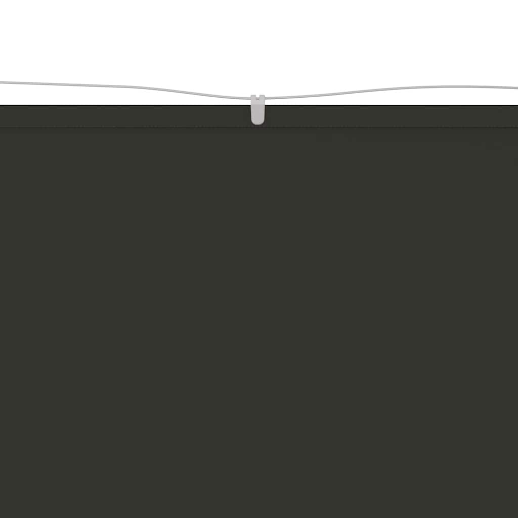 Vidaxl Luifel vertikal 180 x 1000 cm Oxford -Stoff -Anthrazit -Gelenke