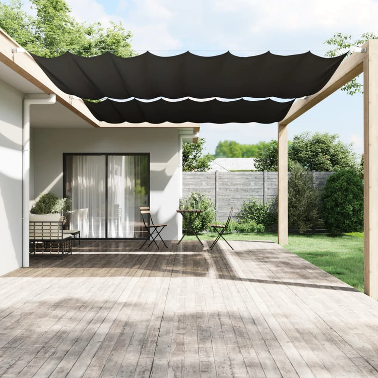 Vidaxl Luifel vertikal 300 x 420 cm Oxford Stoffanthrazit -gelöscht