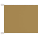 Vidaxl Luifel Vertikal 60x360 cm Oxford Stoff Beige - afbeelding 2
