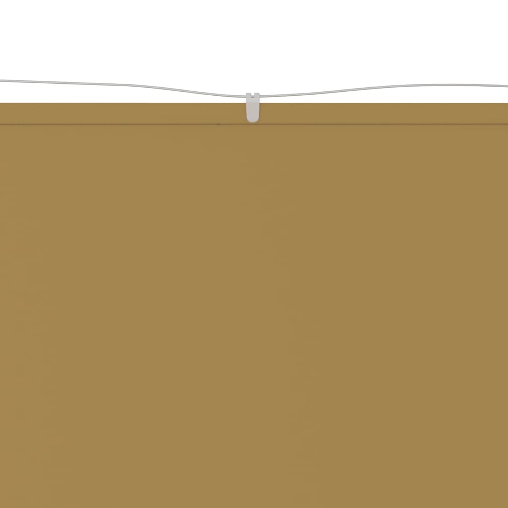 Vidaxl Luifel Vertikal 60x360 cm Oxford Stoff Beige
