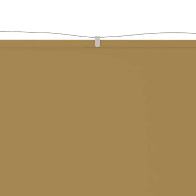 Vidaxl Luifel Vertikal 60x1200 cm Oxford Stoff Beige