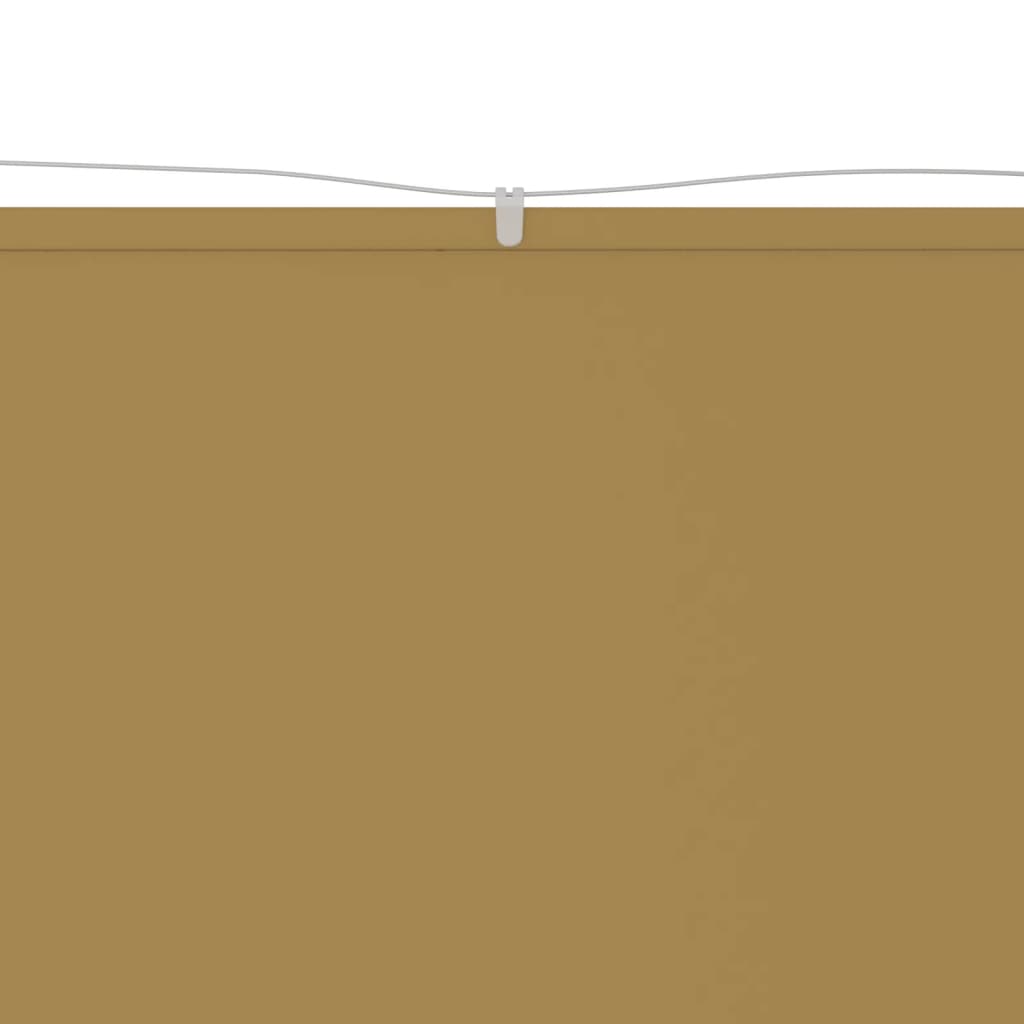 Vidaxl Luifel Vertikal 100x420 cm Oxford Stoff Beige
