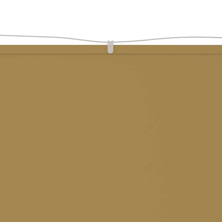 Vidaxl Luifel Vertikal 100x420 cm Oxford Stoff Beige