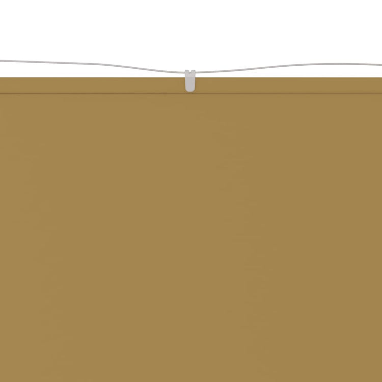 Vidaxl Luifel vertikal 100x600 cm Oxford Stoff Beige