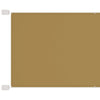 Vidaxl Luifel vertikal 140 x 360 cm Oxford Stoff Beige