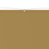 Vidaxl Luifel vertikal 140 x 360 cm Oxford Stoff Beige - afbeelding 3