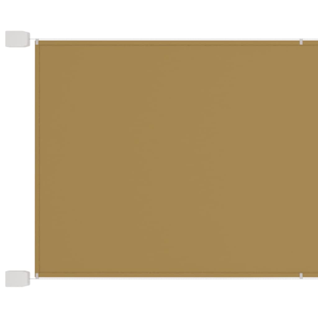 Vidaxl Luifel vertikal 140 x 420 cm Oxford Stoff Beige
