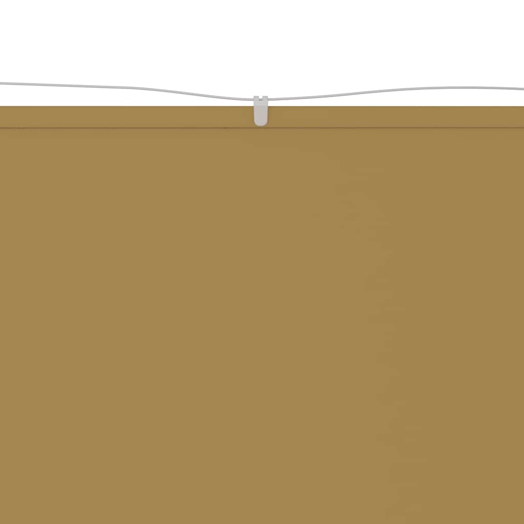 Vidaxl Luifel Vertikal 180x1000 cm Oxford Stoff Beige