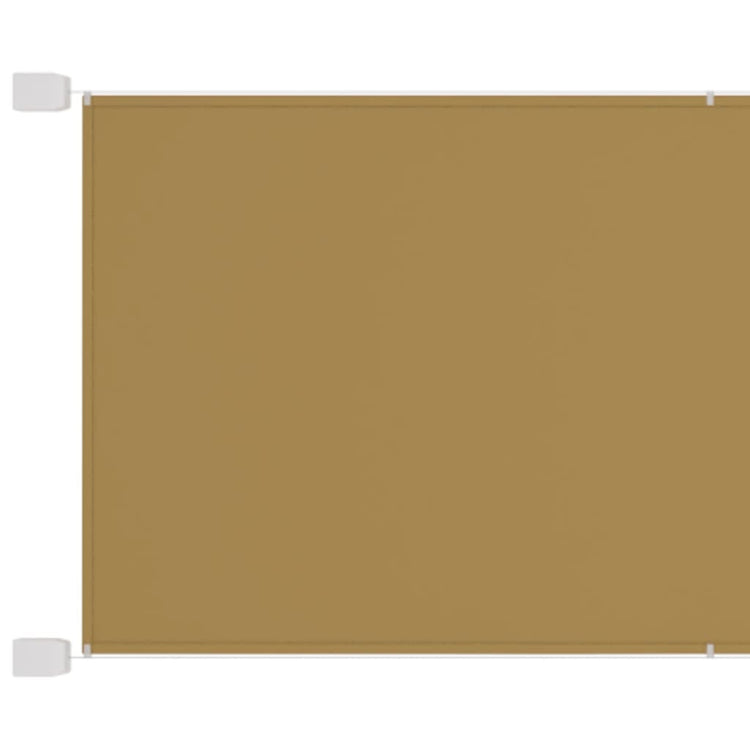 Vidaxl Luifel Vertikal 180 x 1200 cm Oxford Stoff Beige