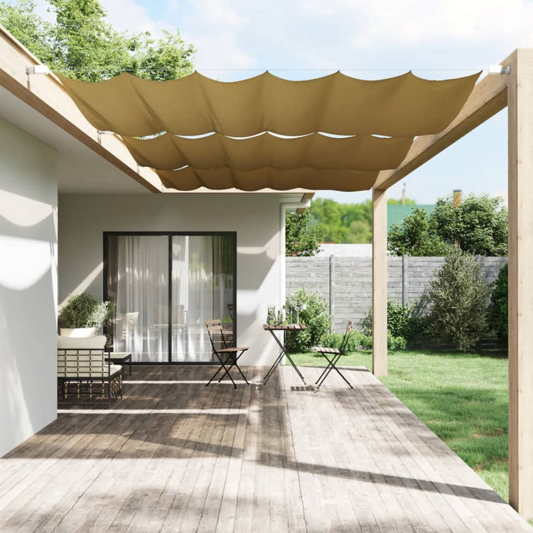 Vidaxl Luifel Vertikal 200x270 cm Oxford Stoff Beige