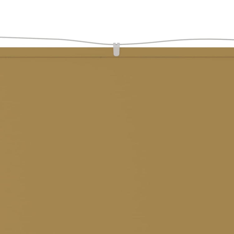 Vidaxl Luifel Vertikal 200x360 cm Oxford Stoff Beige
