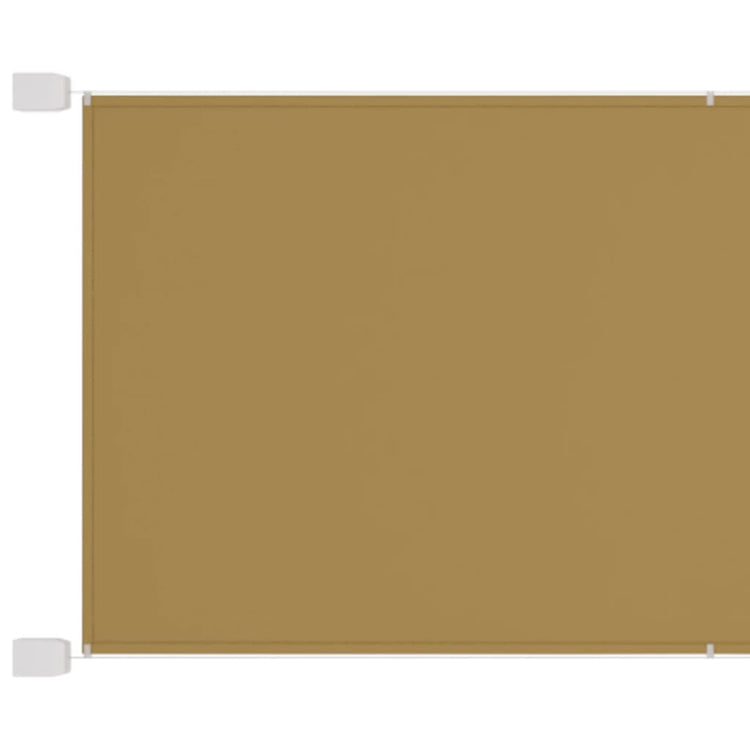 Vidaxl Luifel Vertikal 200x420 cm Oxford Stoff Beige