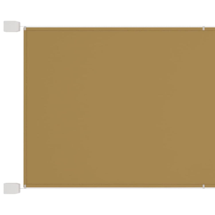 Vidaxl Luifel Vertikal 250 x 360 cm Oxford Stoff Beige
