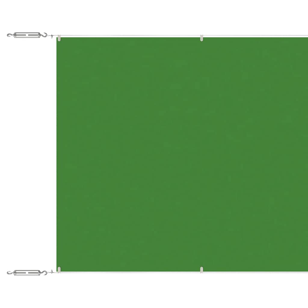 Vidaxl Luifel vertikal 60x600 cm Oxford Stoff hellgrün