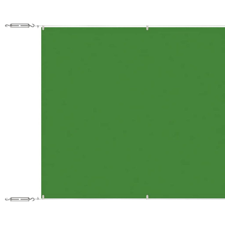 Vidaxl Luifel vertikal 100x1200 cm Oxford Stoff hellgrün