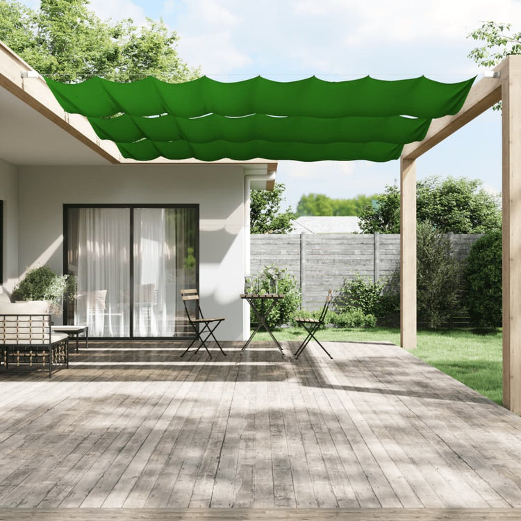 Vidaxl Luifel vertikal 140 x 420 cm Oxford Stoff hellgrün