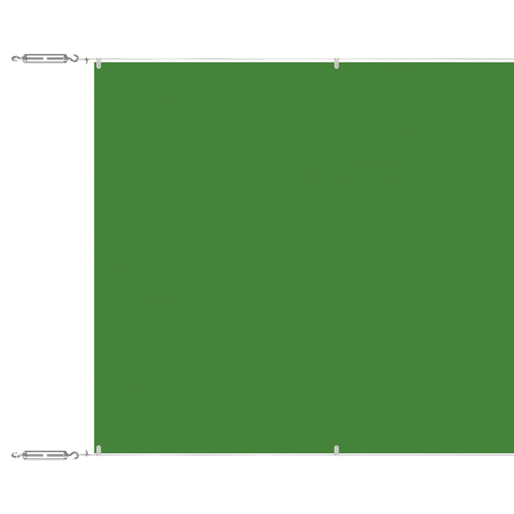 Vidaxl Luifel vertikal 140 x 600 cm Oxford Stoff hellgrün