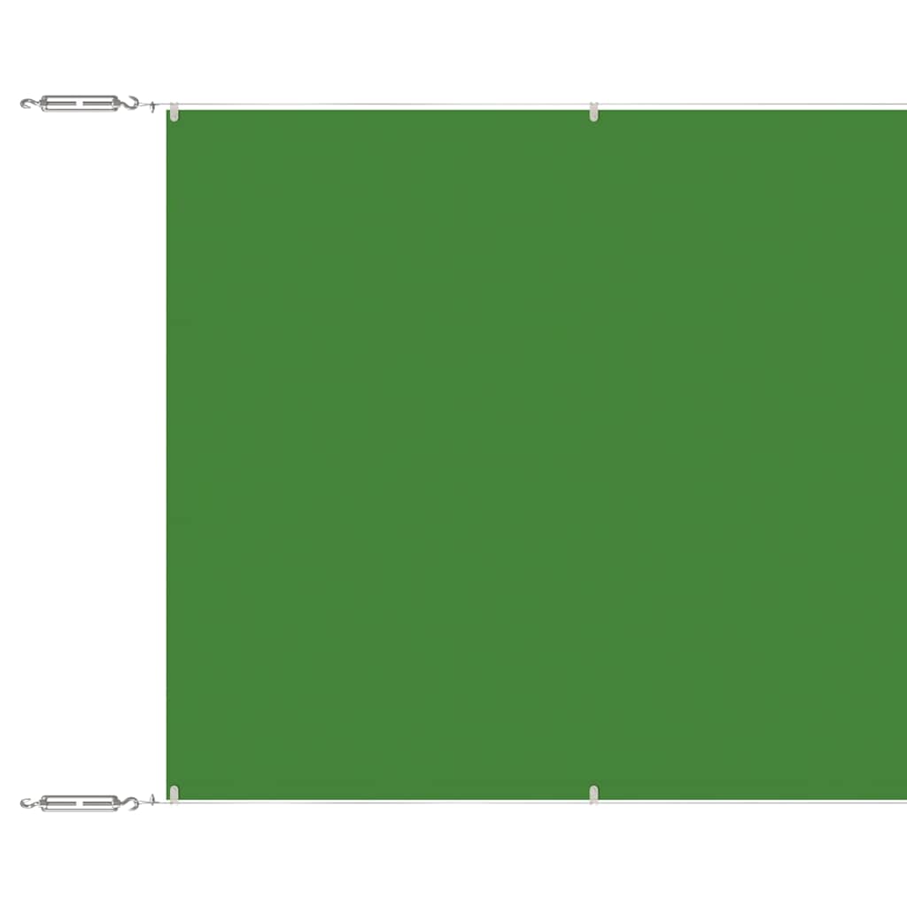 Vidaxl Luifel vertikal 140 x 800 cm Oxford Stoff hellgrün