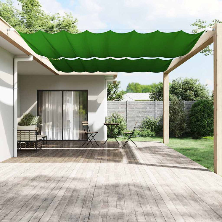 Vidaxl Luifel Vertikal 300 x 360 cm Oxford Stoff hellgrün