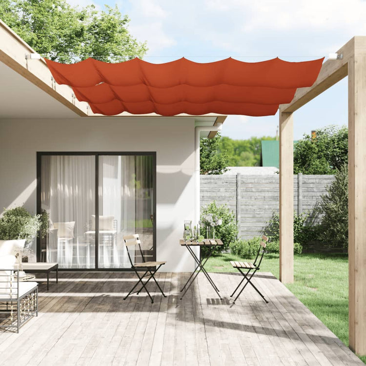 Vidaxl Luifel Vertikal 60x360 cm Oxford Fabric Terracotta -Colored