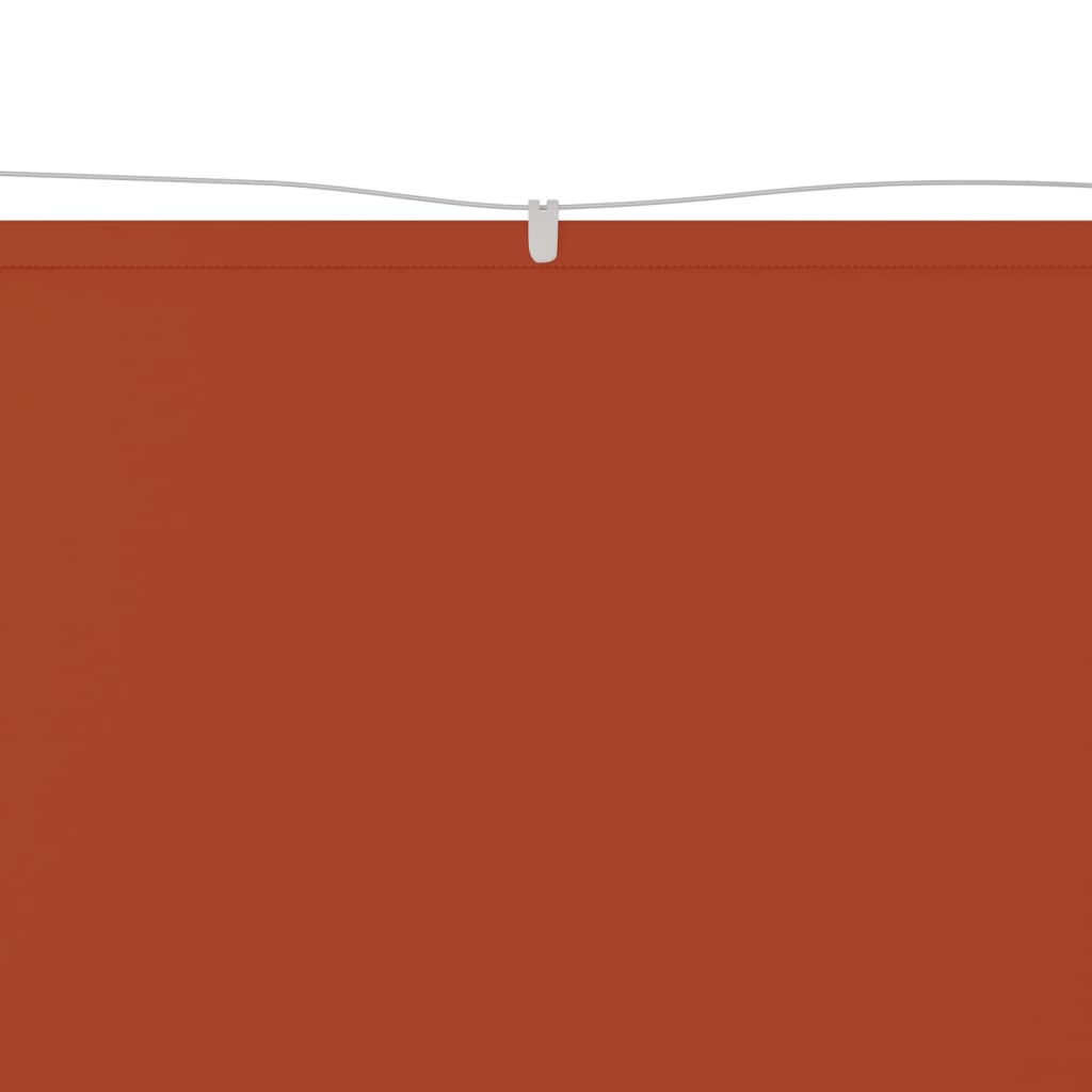 Vidaxl Luifel Vertikal 60 x 600 cm Oxford Fabric Terracotta -Colored