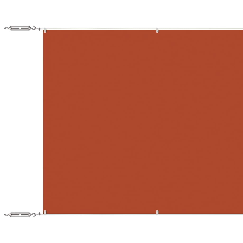 Vidaxl Luifel Vertikal 60x800 cm Oxford Fabric Terracotta -Colored