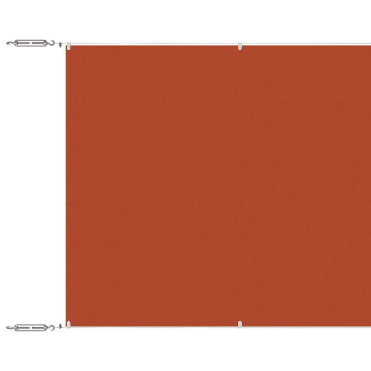 Vidaxl Luifel Vertikal 60x800 cm Oxford Fabric Terracotta -Colored
