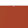 Vidaxl Luifel Vertikal 60x800 cm Oxford Fabric Terracotta -Colored