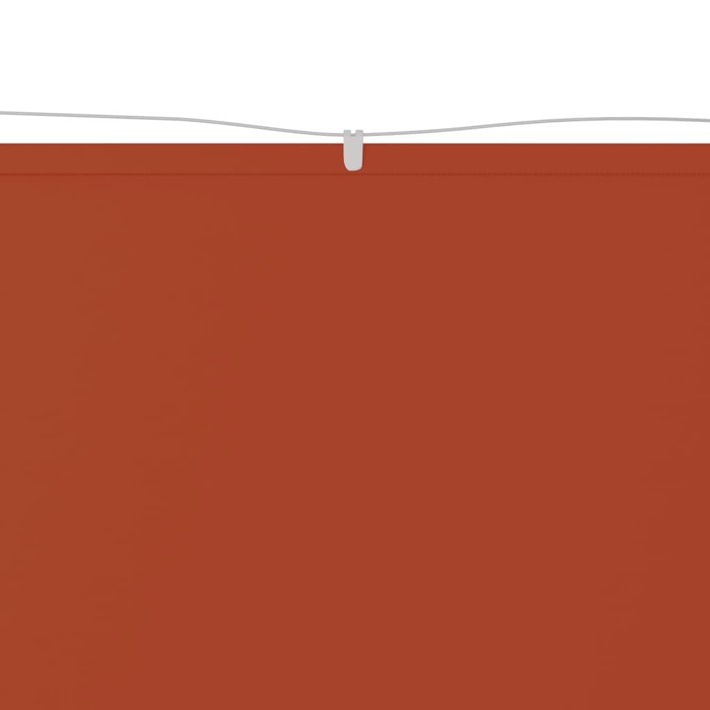 Vidaxl Luifel Vertikal 100x270 cm Oxford Fabric Terracotta -Colored