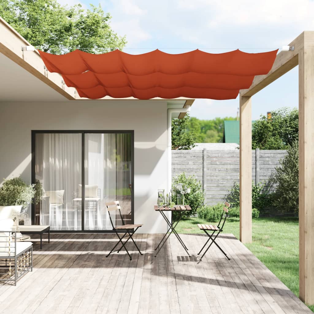 Vidaxl Luifel Vertikal 100x270 cm Oxford Fabric Terracotta -Colored