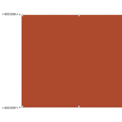 Vidaxl Luifel vertikal 100x800 cm Oxford Fabric Terracotta -Colored
