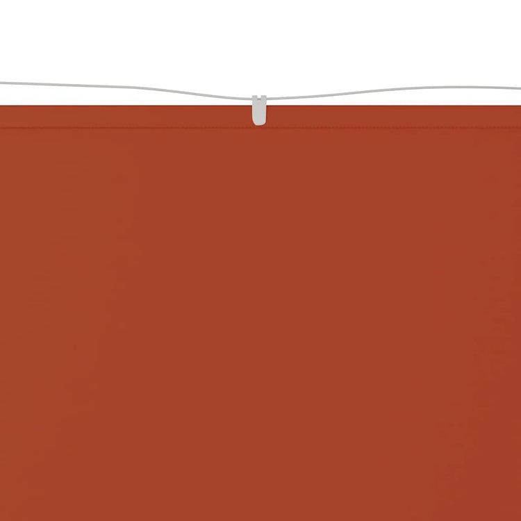 Vidaxl Luifel vertikal 100x800 cm Oxford Fabric Terracotta -Colored