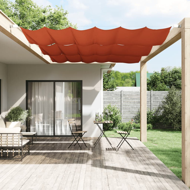 Vidaxl Luifel Vertikal 140 x 270 cm Oxford Fabric Terracotta -Colored