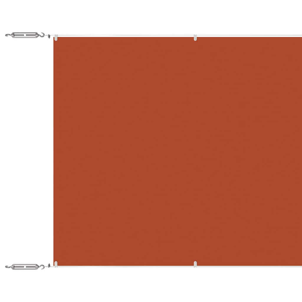 Vidaxl Luifel vertikal 140 x 800 cm Oxford Fabric Terracotta -Colored
