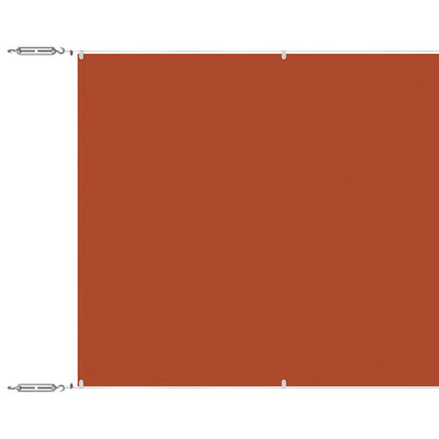 Vidaxl Luifel vertikal 140 x 800 cm Oxford Fabric Terracotta -Colored