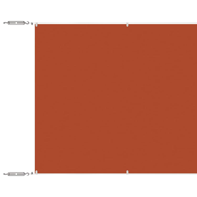 Vidaxl Luifel vertikal 140 x 800 cm Oxford Fabric Terracotta -Colored