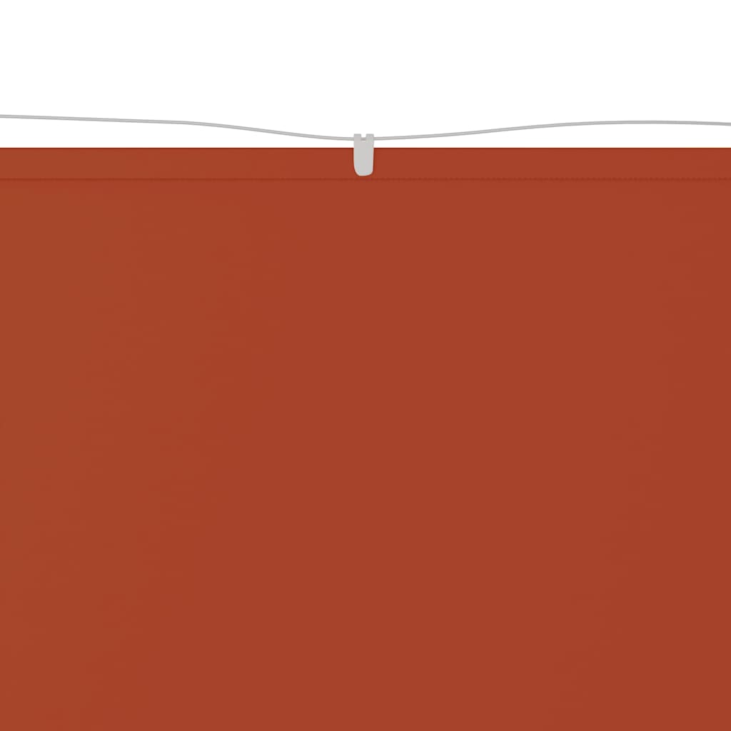 Vidaxl Luifel vertikal 140 x 800 cm Oxford Fabric Terracotta -Colored