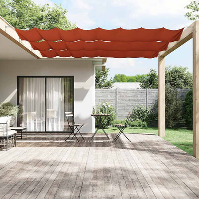 Vidaxl Luifel vertikal 140 x 800 cm Oxford Fabric Terracotta -Colored