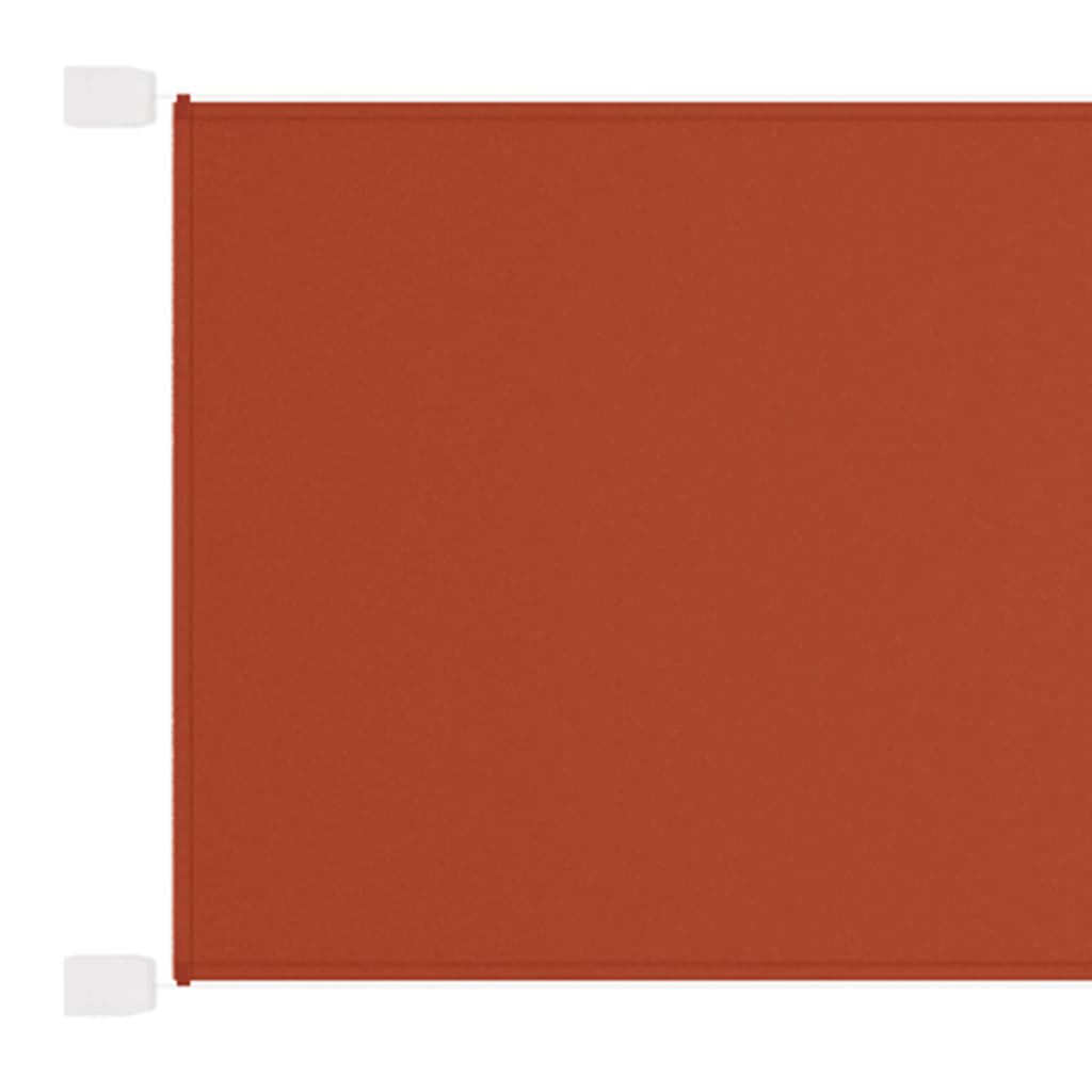 Vidaxl Luifel Vertikal 180 x 420 cm Oxford Fabric Terrakotta -gelöscht