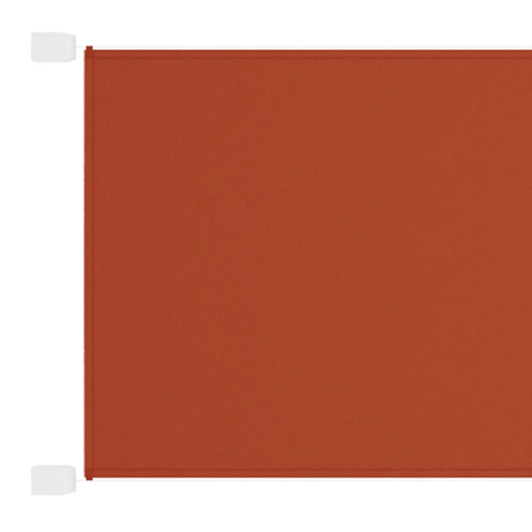 Vidaxl Luifel Vertikal 180 x 420 cm Oxford Fabric Terrakotta -gelöscht