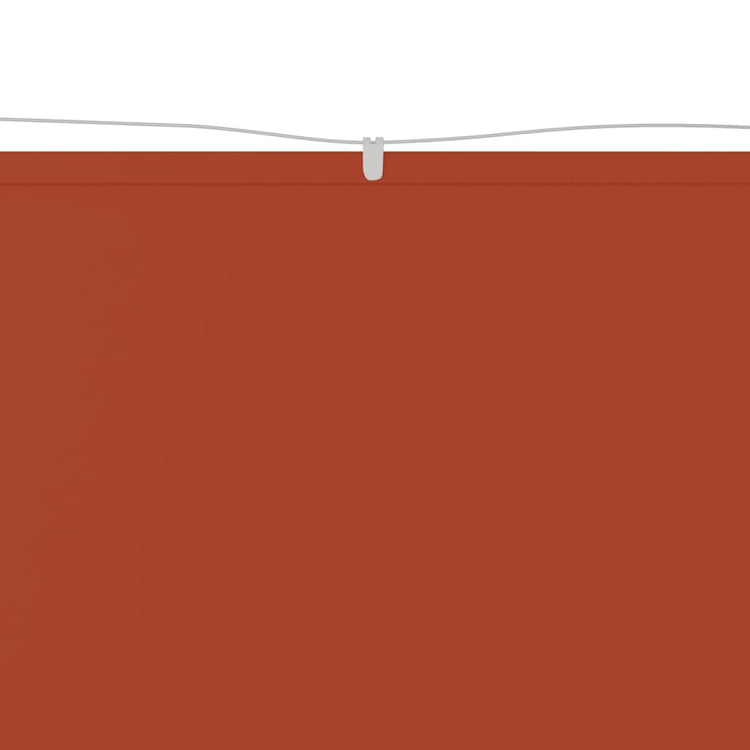 Vidaxl Luifel Vertikal 180 x 420 cm Oxford Fabric Terrakotta -gelöscht