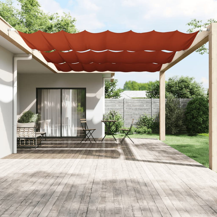 Vidaxl Luifel Vertikal 200x360 cm Oxford Fabric Terracotta -Colored
