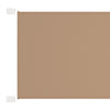 Vidaxl Luifel Vertikal 60x270 cm Oxford Stofftaupe