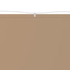 Vidaxl Luifel Vertikal 60x270 cm Oxford Stofftaupe